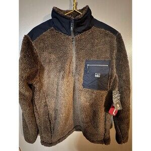 Kimes Ranch Men's Size S Whiskey Fleece 1/4 Zip Pullover Brown NWT